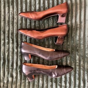 Vintage Salvatore Ferragamo heels bundle